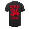 Bayer Leverkusen Granit Xhaka #34 Hemmatröja 2023-24 Korta ärmar